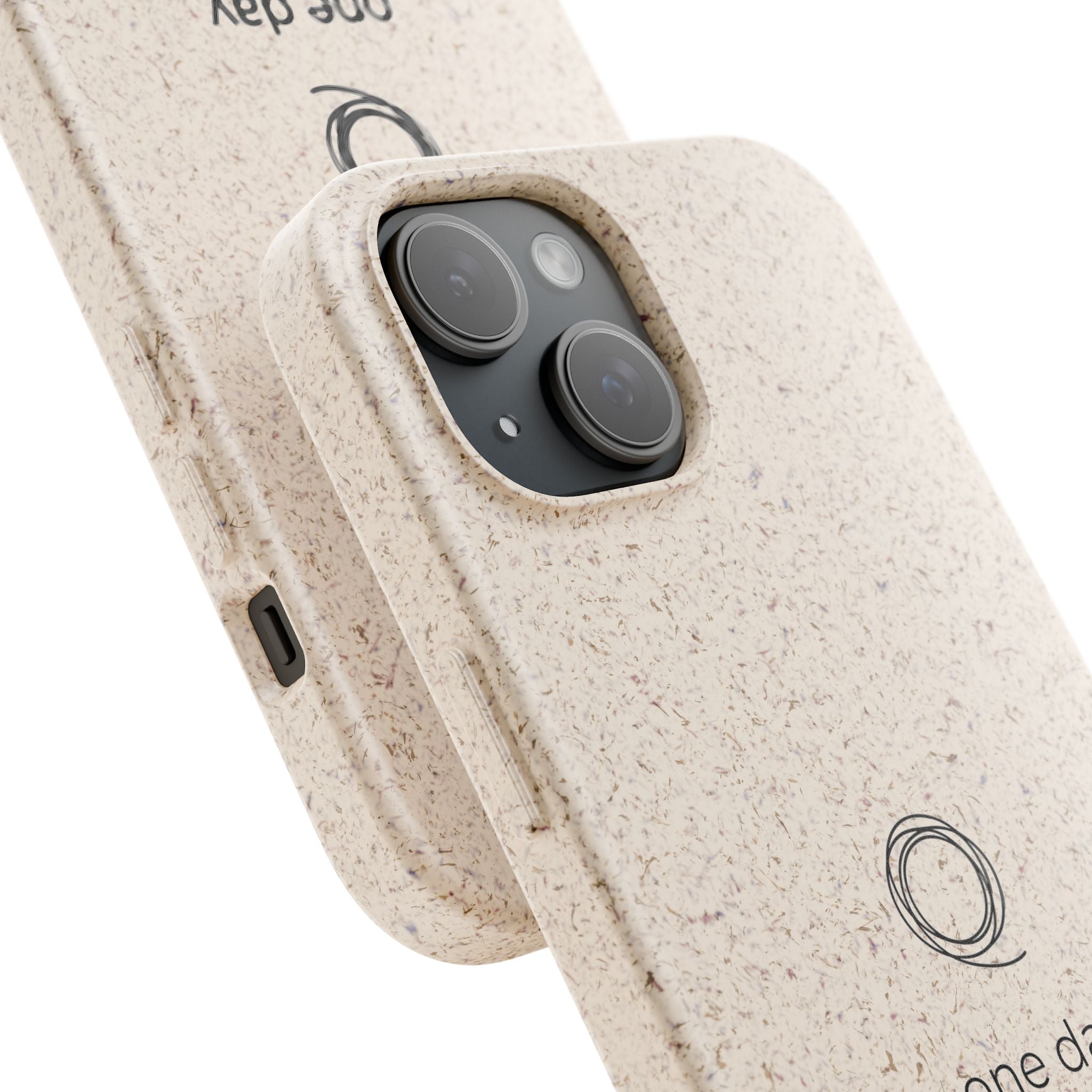 BIODEGRADABLE PHONE CASE (BEIGE)  "One Day At A Time" $25.95