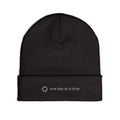 EMBROIDERED BEANIE - "One Day At A Time" $35.00