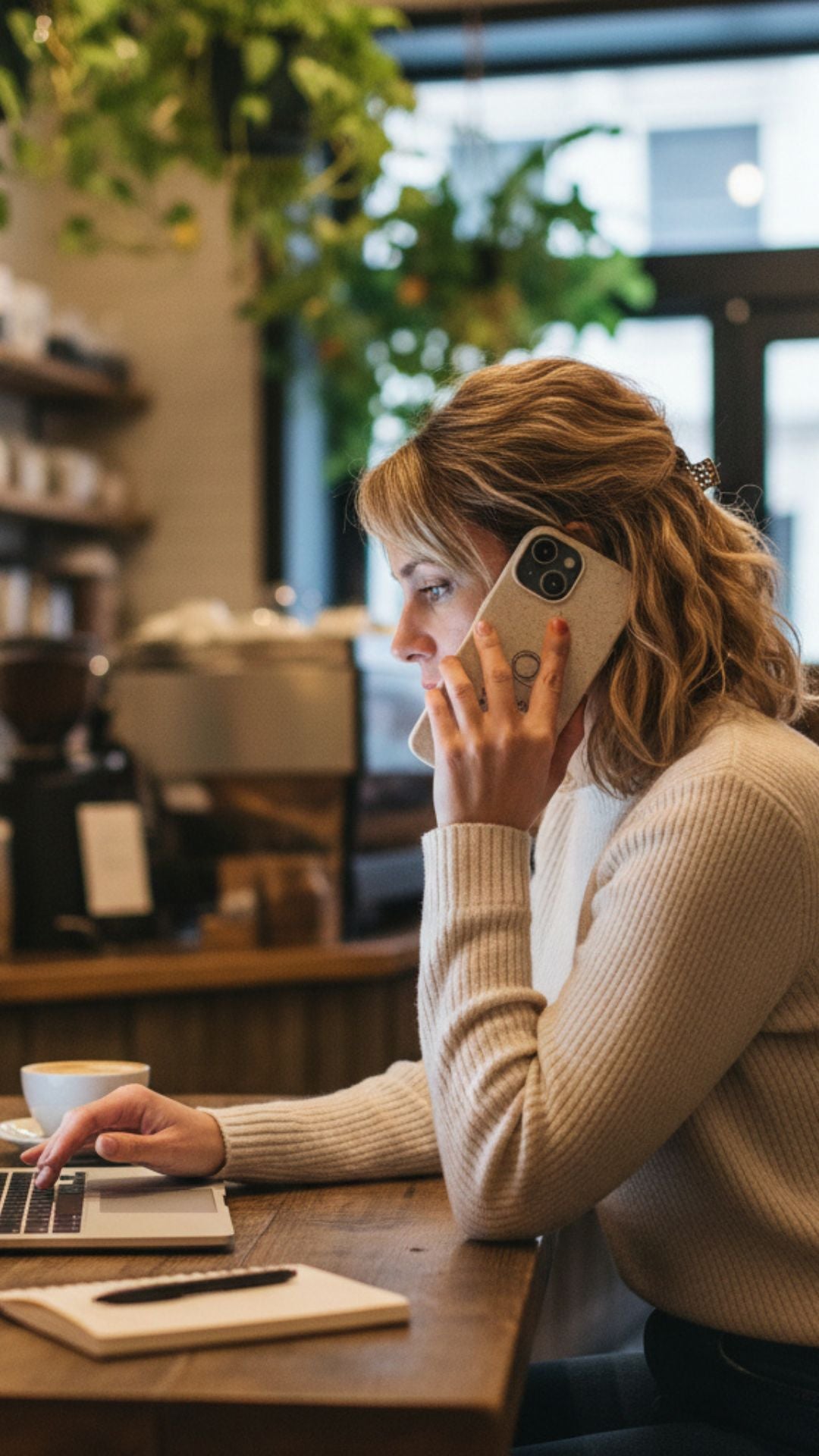 BIODEGRADABLE PHONE CASE (BEIGE)  "One Day At A Time" $25.95