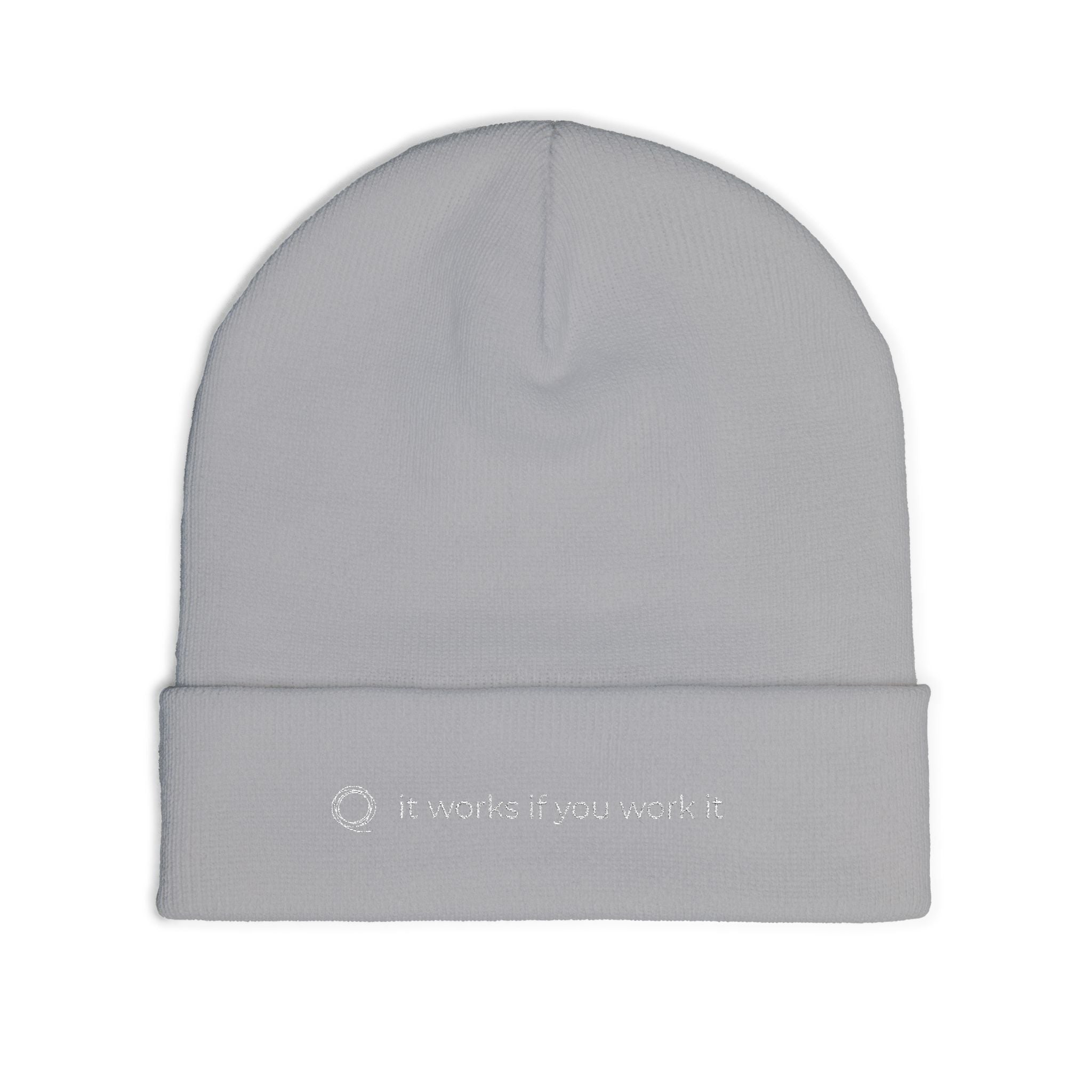 EMBROIDERED BEANIE (UNISEX) - "It Works If You Work It" $28.00